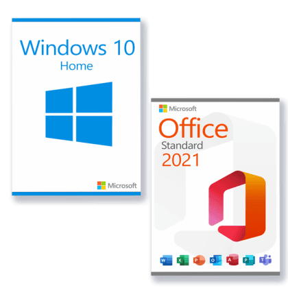 Microsoft Windows 10 Home + Microsoft Office 2021 Standard