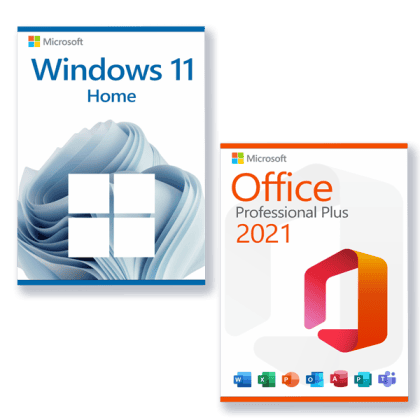 Microsoft Windows 11 Home + Microsoft Office 2021 Professional Plus