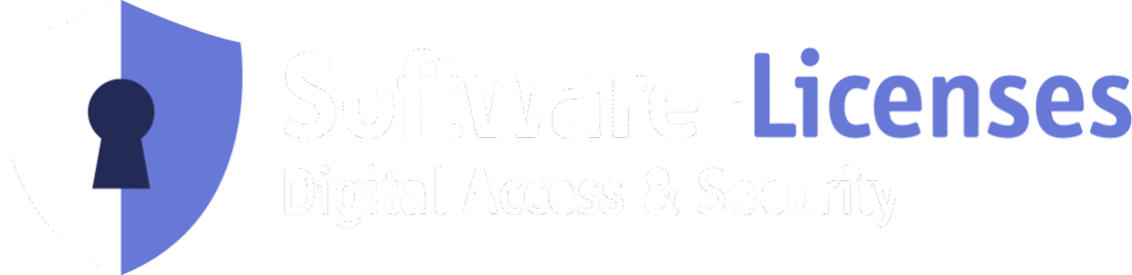 software licenses logo inverso